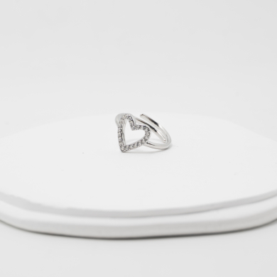 ANILLO ZO14892R Plateado Acero Inoxidable -A31