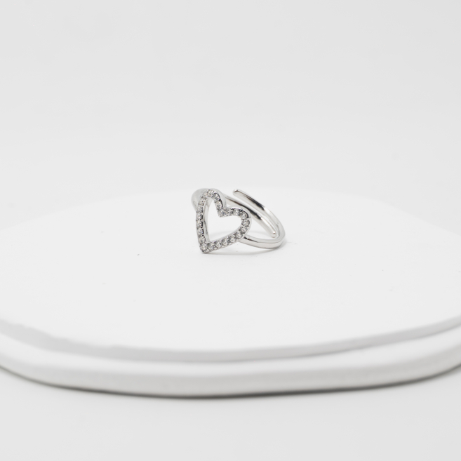 ANILLO ZO14892R Plateado Acero Inoxidable -A31