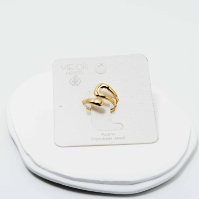 ANILLO ZO11122R150 Dorado Acero Inoxidable -A23