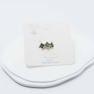 ANILLO ZO12759R D Azul Acero Inoxidable -A41