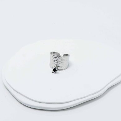 ANILLO ZO10292R Plateado Acero Inoxidable -A35