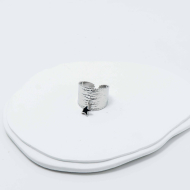 ANILLO ZO10292R Plateado Acero Inoxidable -A35