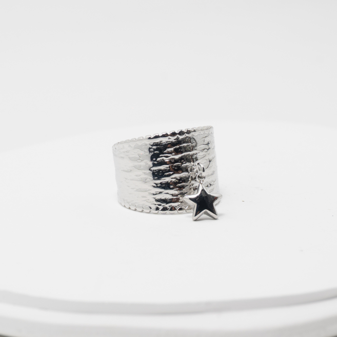 ANILLO ZO10292R Plateado Acero Inoxidable -A35