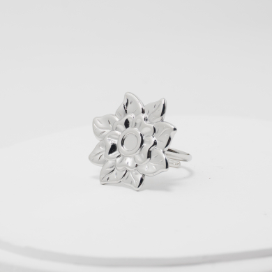 ANILLO ZO13060R Plateado Acero Inoxidable -2A54