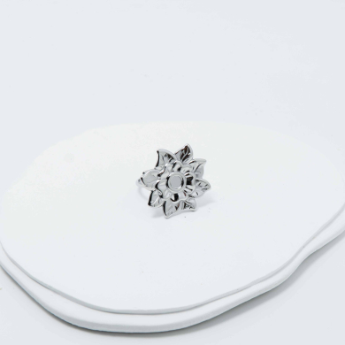 ANILLO ZO13060R Plateado Acero Inoxidable -2A54