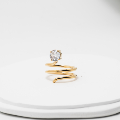 ANILLO ZO12761R Dorado Acero Inoxidable -A22