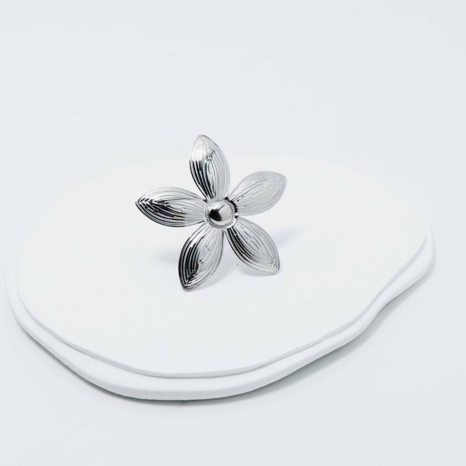 ANILLO ZO13091R Plateado Acero Inoxidable -A54