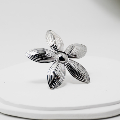 ANILLO ZO13091R Plateado Acero Inoxidable -A54