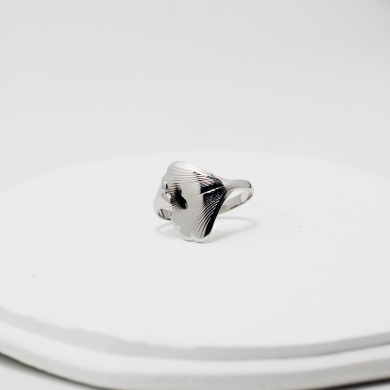 ANILLO ZO7977R Plateado Acero Inoxidable -2A33