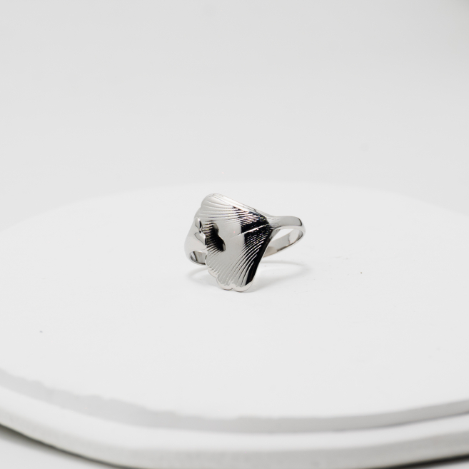 ANILLO ZO7977R Plateado Acero Inoxidable -2A33