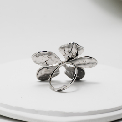 ANILLO ZO13066R Plateado Acero Inoxidable -A55