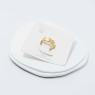 ANILLO ZO8573R Dorado Acero Inoxidable -2A37