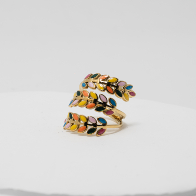 ANILLO ZO8729R D Multicolor Acero Inoxidable -A45