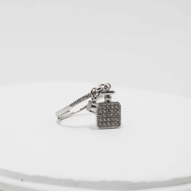 ANILLO ZO12764R Plateado Acero Inoxidable -A42