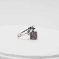 ANILLO ZO12764R Plateado Acero Inoxidable -A42