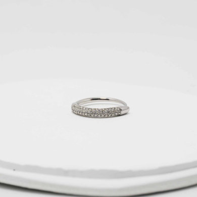 ANILLO ZO14781R Plateado Acero Inoxidable -A31