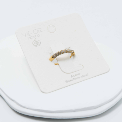 ANILLO ZO14781R Dorado Acero Inoxidable -A31