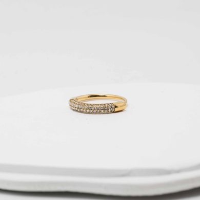 ANILLO ZO14781R Dorado Acero Inoxidable -A31