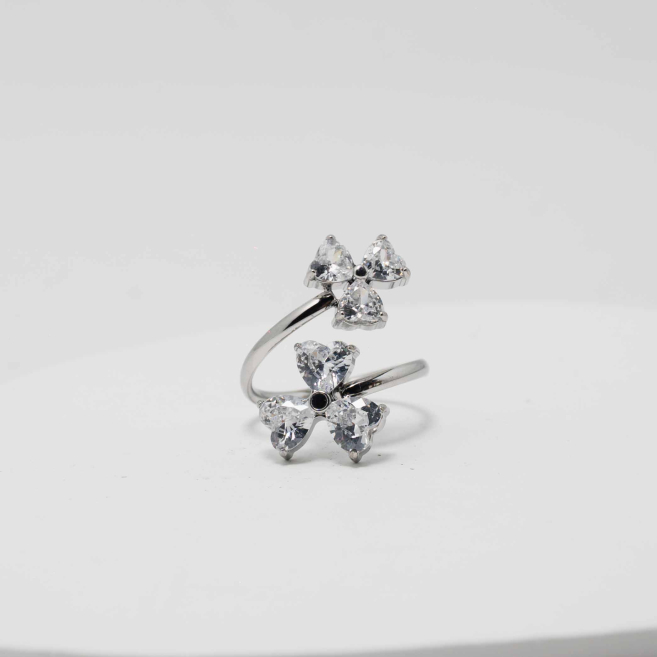 ANILLO ZO13670R Plateado Acero Inoxidable -A21