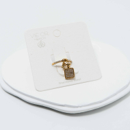 ANILLO ZO12764R Dorado Acero Inoxidable -A42