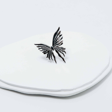 ANILLO ZO10398R150 Plateado Acero Inoxidable -A45