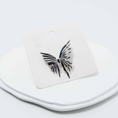 ANILLO ZO10398R150 Plateado Acero Inoxidable -A45