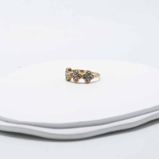 ANILLO ZO12759R D Blanco Acero Inoxidable -A41