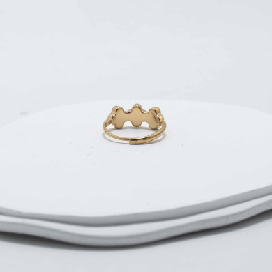 ANILLO ZO12759R D Blanco Acero Inoxidable -A41