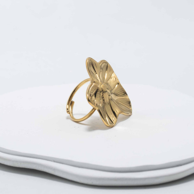 ANILLO ZO13064R Dorado Acero Inoxidable -A55