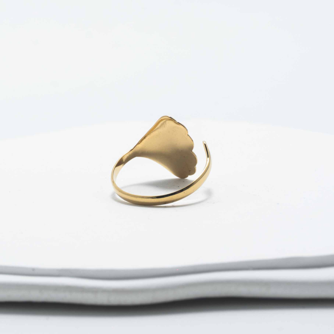 ANILLO ZO7977R Dorado Acero Inoxidable -2A33