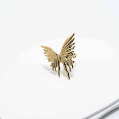 ANILLO ZO10398R150 Dorado Acero Inoxidable -A45