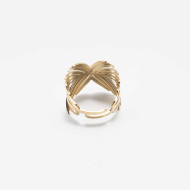 ANILLO ZO8056R Dorado Acero Inoxidable -A35