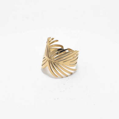 ANILLO ZO8056R Dorado Acero Inoxidable -A35