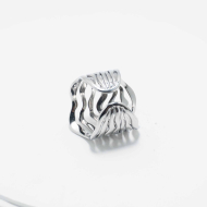 ANILLO ZO8820R Plateado Acero Inoxidable -A54