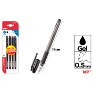 BOLIGRAFOS DE TINTA DE GEL PUNTA 0.5MM 4UDS - A22