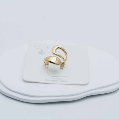 ANILLO ZO11202R150 Dorado Acero Inoxidable -A23