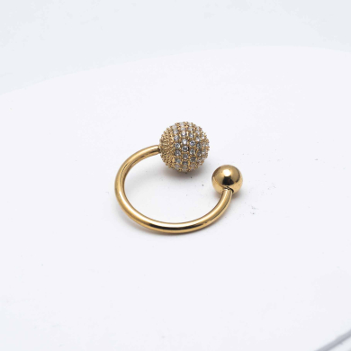 ANILLO ZO12899R Dorado Acero Inoxidable -A31