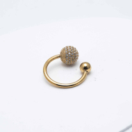 ANILLO ZO12899R Dorado Acero Inoxidable -A31