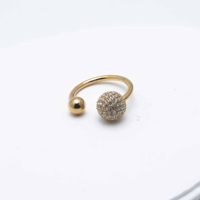 ANILLO ZO12899R Dorado Acero Inoxidable -A31