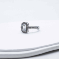 ANILLO ZO12763R Plateado Acero Inoxidable -A21