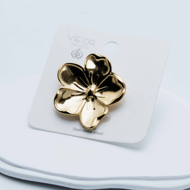 ANILLO Y00205 Dorado Acero Inoxidable -2A38