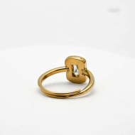 ANILLO ZO12763R Dorado Acero Inoxidable -A21