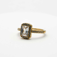 ANILLO ZO12763R Dorado Acero Inoxidable -A21