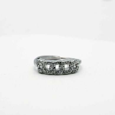 ANILLO ZO12995R Plateado Acero Inoxidable -A31