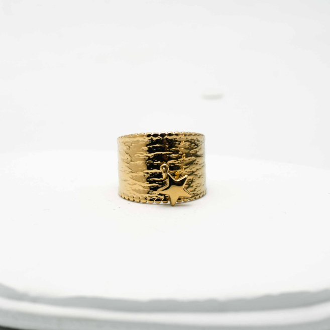 ANILLO ZO10292R Dorado Acero Inoxidable -A35