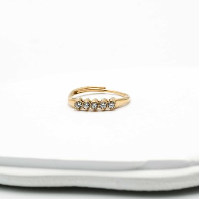 ANILLO ZO12993R Dorado Acero Inoxidable -A22