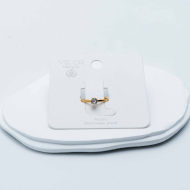 ANILLO ZO5948R Dorado Blanco Acero Inoxidable -A22