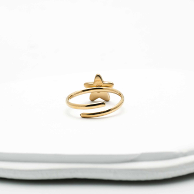 ANILLO ZO13304R Dorado Acero Inoxidable -A11