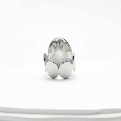 ANILLO ZO10272R150 Plateado Acero Inoxidable -A24