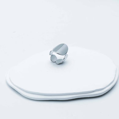 ANILLO ZO10272R150 Plateado Acero Inoxidable -A24